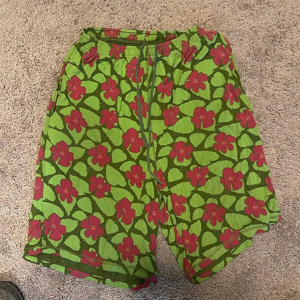 Small kickee pants gym shorts flowers